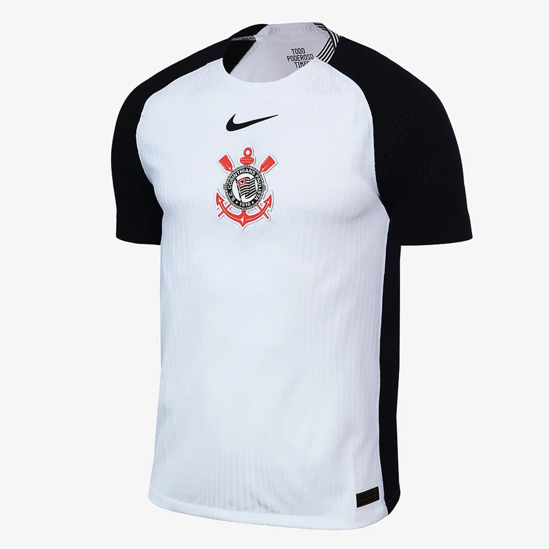 Camisa Corinthians I 25/26 s/n Jogador Nike Masculina - Branco+Preto